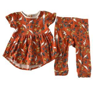 Apple Park x Lala Curio Organic Print Outfit